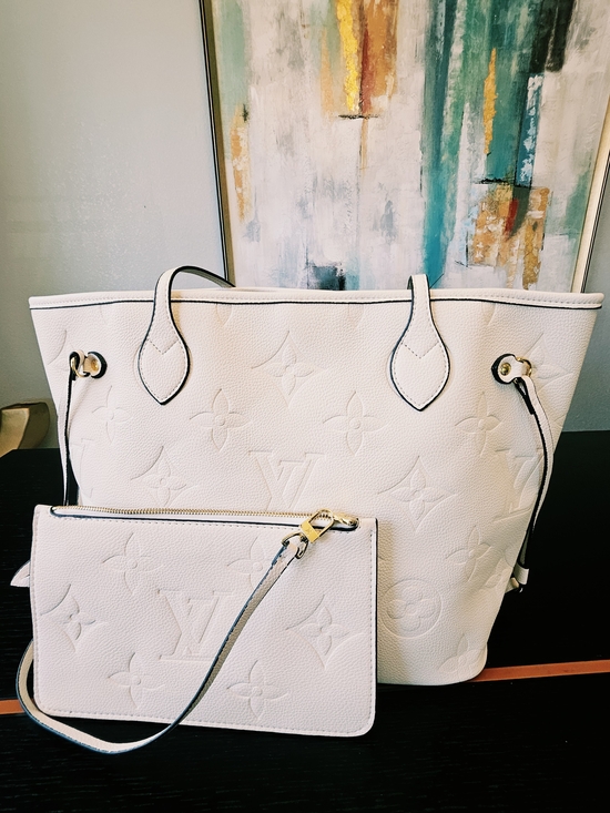 Vintage Handbags - Vintage Tote with Wristlet -